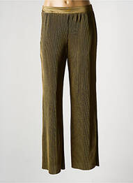 Pantalon larg croială fluidă mărime normală verde VERO MODA femeie