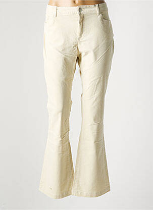Pantalon evazat bej VERO MODA femeie