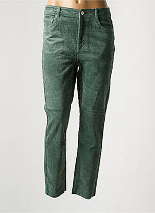 Pantalon drept elasticitate mărime normală verde VERO MODA femeie
