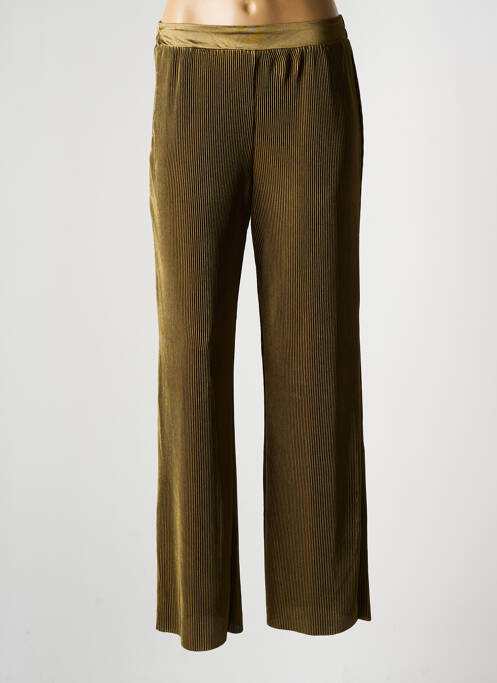 Pantalon larg verde VERO MODA femeie