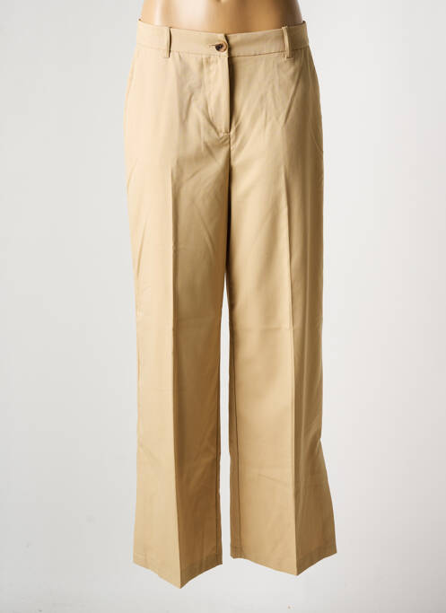 Pantalon larg bej VERO MODA femeie