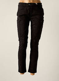 Pantalon 7/8 elasticitate mărime normală negru STREET ONE femme