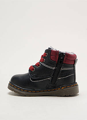 Botine/ghete material neted vârf rotund negru STAR băiat