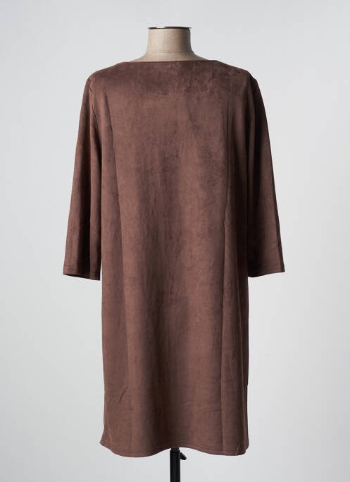 Rochie scurtă maro SWEET MISS femeie