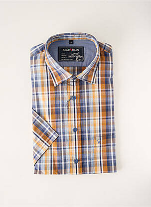 Cămașă cu mâneci scurte albastru MARVELIS bărbat