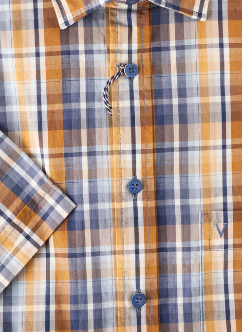 Cămașă cu mâneci scurte albastru MARVELIS bărbat