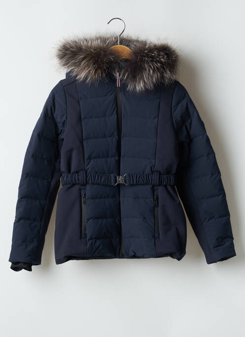 Geacă matlasată albastru YVES SALOMON fată