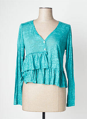 Vestă cu mâneci lungi albastru SUN LIGHT femeie