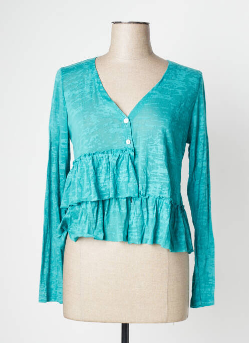 Vestă cu mâneci lungi albastru SUN LIGHT femeie