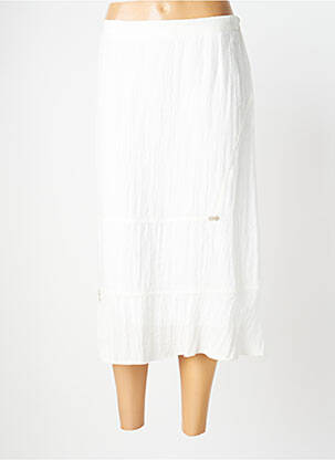 Fustă midi alb GEVANA femeie