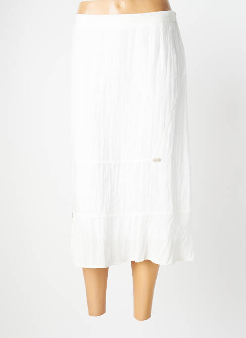Fustă midi alb GEVANA femeie