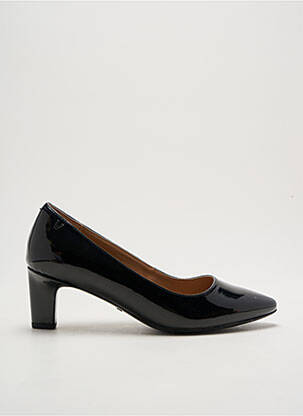 Pantofi cu toc material neted toc de 4 la 6 cm negru VIONIC femeie