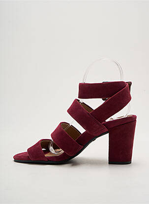 Sandale/pantofi decupați toc pătrat toc de 4 la 6 cm violet VIONIC femeie