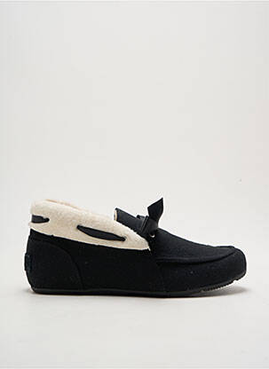 Mocasini țesătură satinată toc plat până la 3 cm negru VIONIC femeie