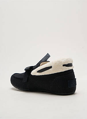Mocasini țesătură satinată toc plat până la 3 cm negru VIONIC femeie