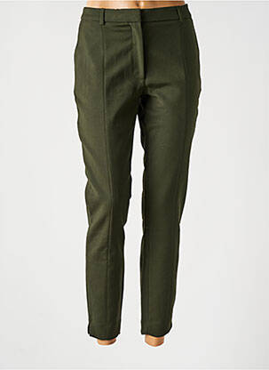 Pantalon 7/8 elasticitate mărime normală verde SELECTED femeie