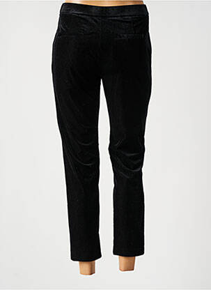 Pantalon 7/8 talie elastică mărime normală negru SEE U SOON femeie