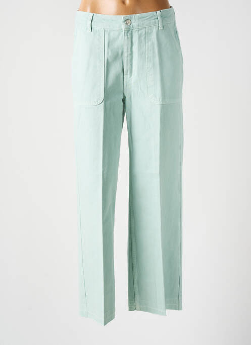 Blugi cu croială dreaptă verde CKS femeie