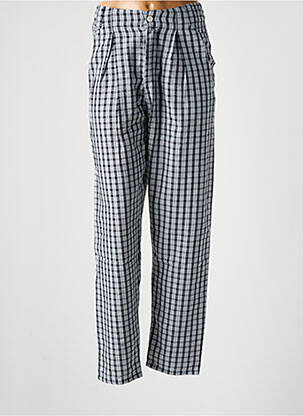 Pantalon drept talie înaltă talie înaltă negru LEÏ-1984 femeie