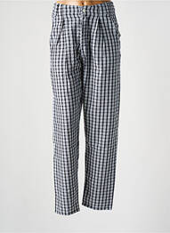 Pantalon drept talie înaltă talie înaltă negru LEÏ-1984 femeie