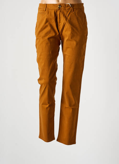 Pantalon chino maro LAB DIP PARIS femeie