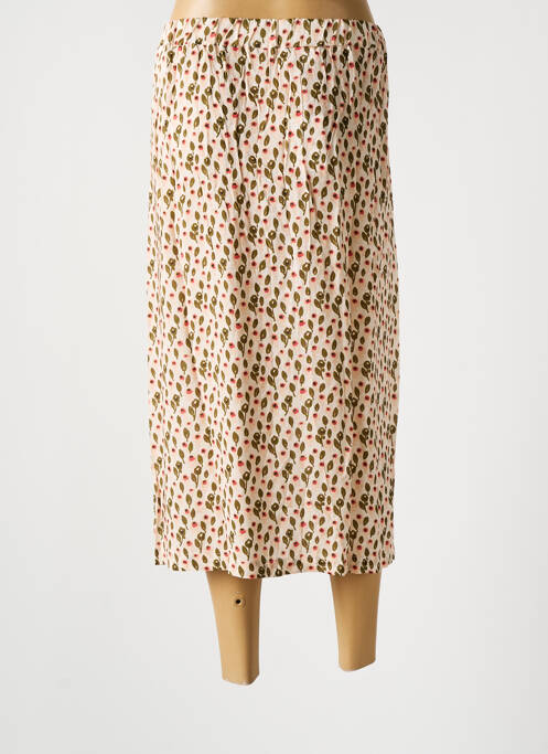 Fustă midi roz LEÏ-1984 femeie