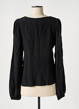 Cămașă țesătură crep mâneci lungi negru VILA femeie