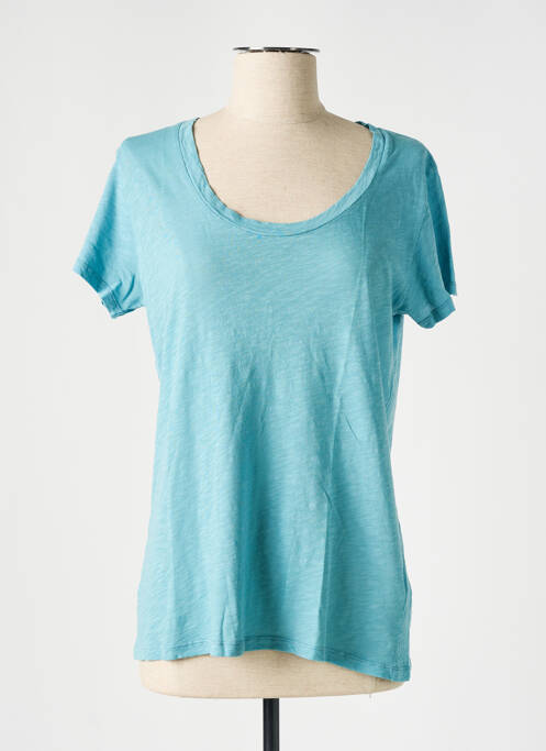 Tricou albastru LEÏ-1984 femeie