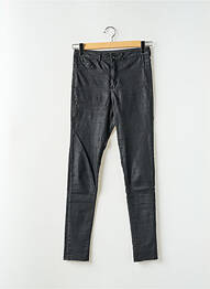 Pantalon slim elasticitate mărime normală negru & DENIM femeie
