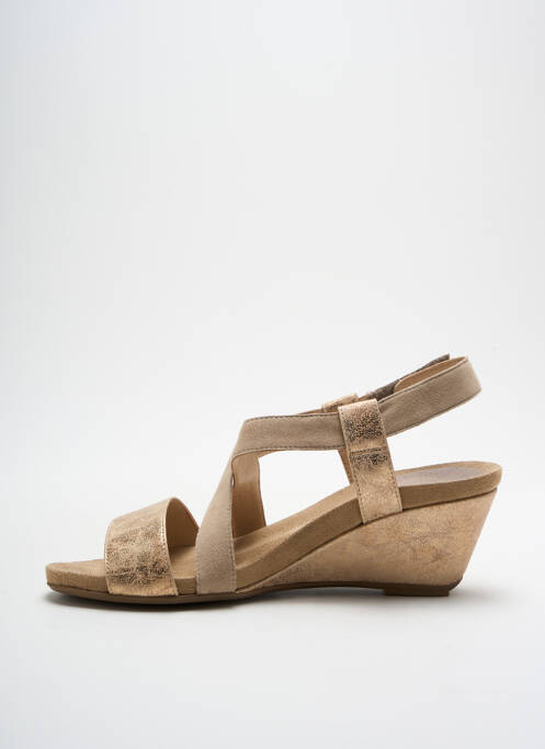 Sandale/Pantofi decupați bej SWEET femeie