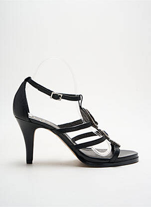 Sandale/pantofi decupați toc cui. toc de 7 la 9 cm negru KARSTON femeie