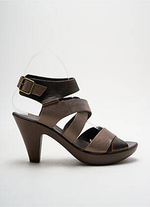 Sandale/Pantofi decupați maro KARSTON femeie