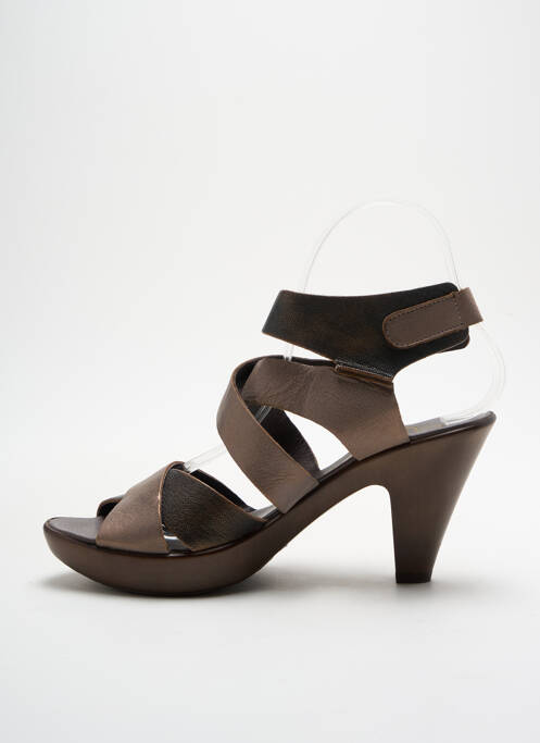 Sandale/Pantofi decupați maro KARSTON femeie