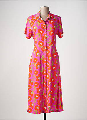 Rochie midi roz COMPAÑIA FANTASTICA femeie