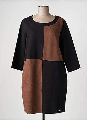 Rochie scurtă negru QUATRE VINGT JOURS femeie