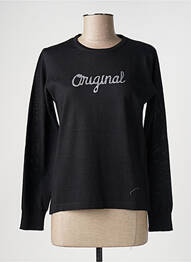 Pulover negru QUATRE VINGT JOURS femme