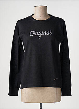 Pulover negru QUATRE VINGT JOURS femeie