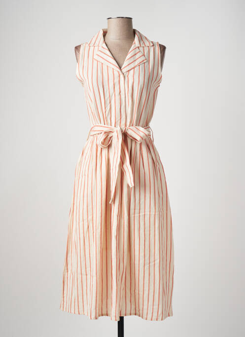 Rochie midi portocaliu COMPAÑIA FANTASTICA femeie