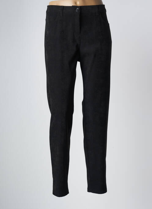 Pantalon slim negru QUATRE VINGT JOURS femeie