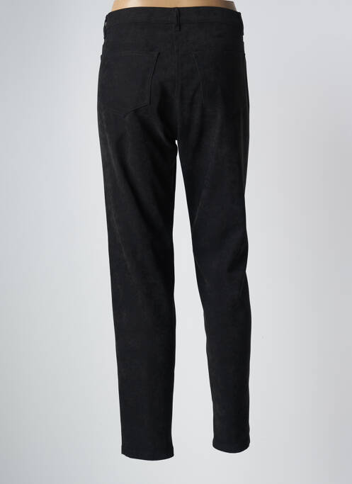 Pantalon slim negru QUATRE VINGT JOURS femeie