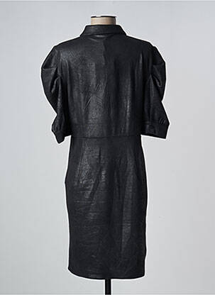 Rochie midi mâneci scurte mâneci scurte negru NÜ femeie