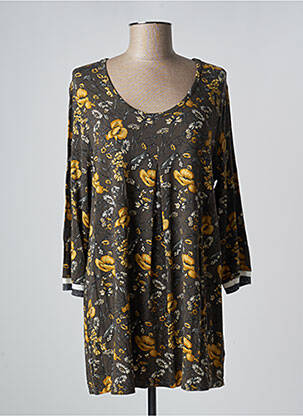 Tunică mâneci lungi maro CISO femeie