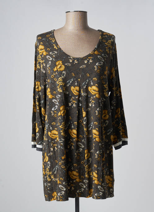 Tunică mâneci lungi maro CISO femeie