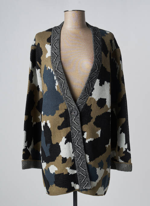 Vestă cu mâneci lungi strânsă pe partea de jos negru LOLA ESPELETA femme