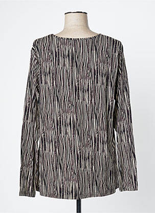 Top țesătură jersey mâneci lungi negru CISO femeie