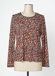 Top elasticitate mâneci lungi maro DIANE LAURY femme