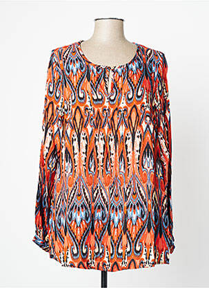 Tunică mâneci lungi portocaliu CISO femeie