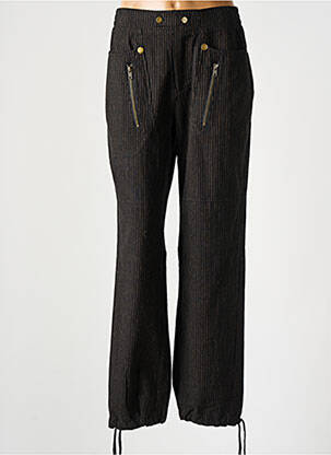 Pantalon drept țesătură crep mărime normală negru NÜ femeie