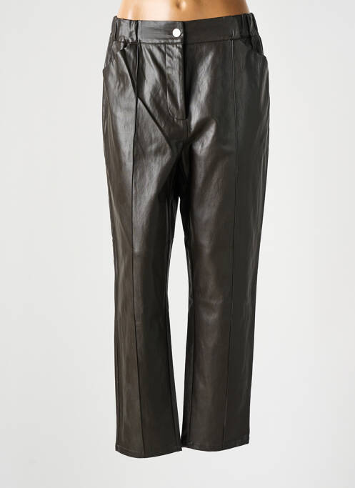 Pantalon drept elasticitate mărime normală maro C'EST BEAU LA VIE femme