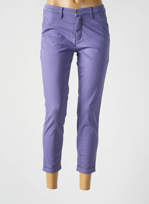 Pantalon chino violet LCDN femeie